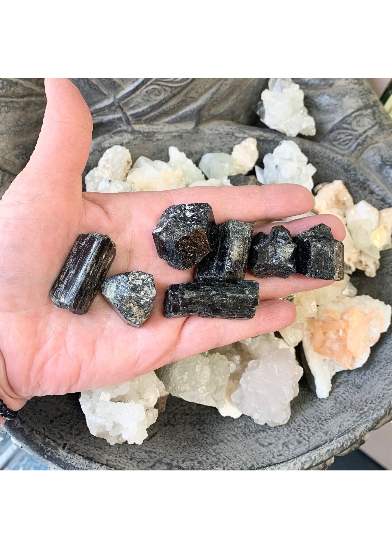 Black Tourmaline Terminated Points for balanced protection