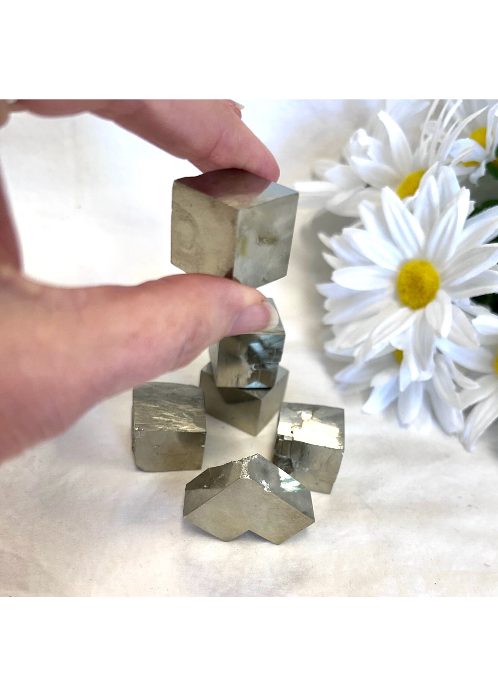 Radiant Sun Pyrite Cubes