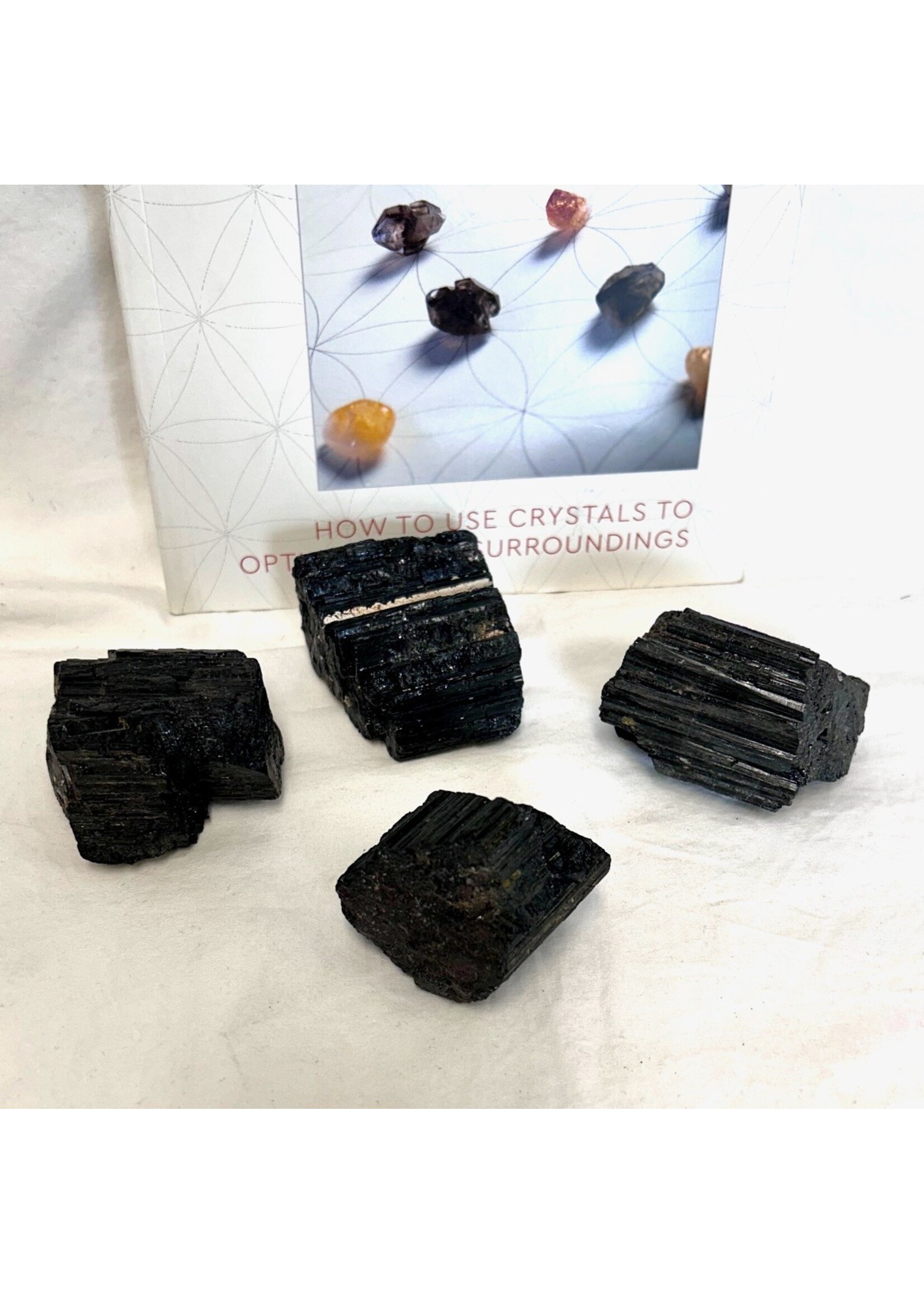 Black Tourmaline Rough  for magical protection