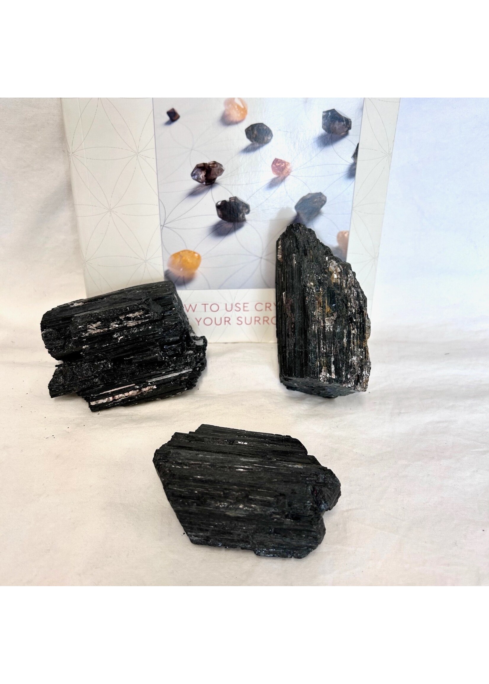 Black Tourmaline Rough  for magical protection