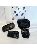 Black Tourmaline Rough  for magical protection