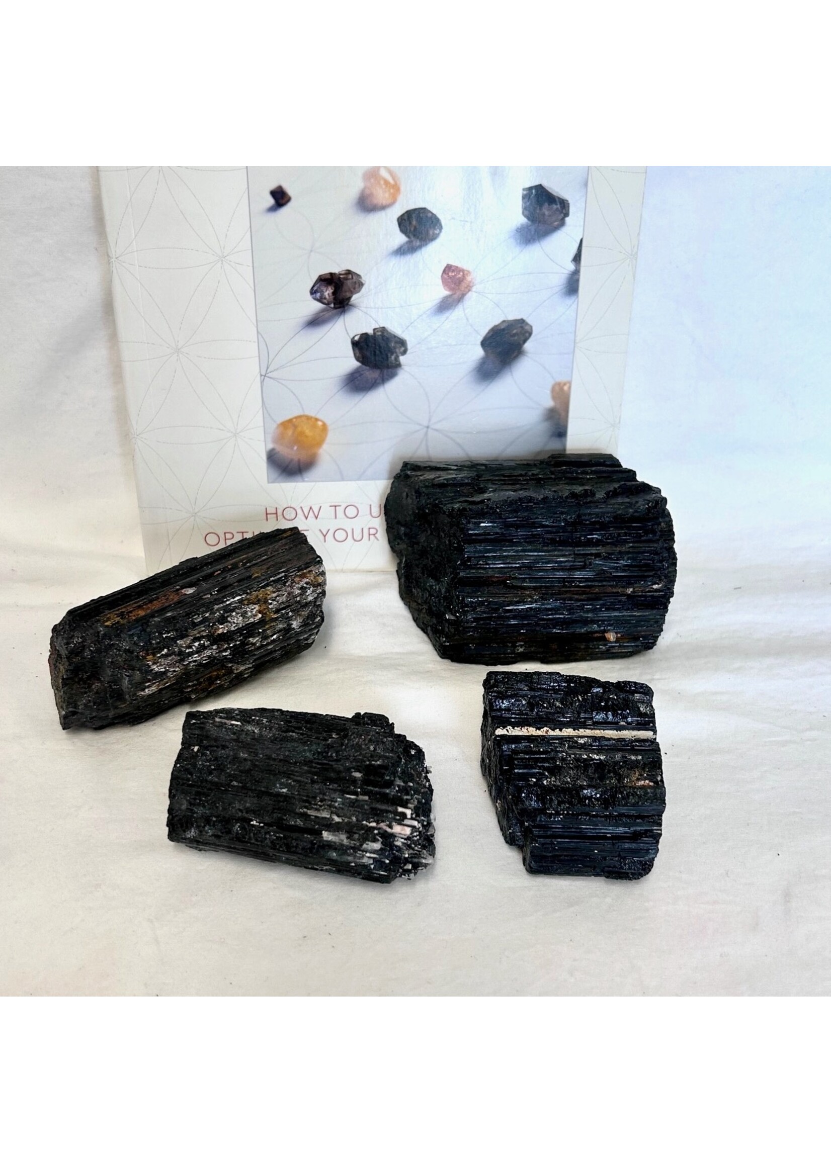 Black Tourmaline Rough  for magical protection