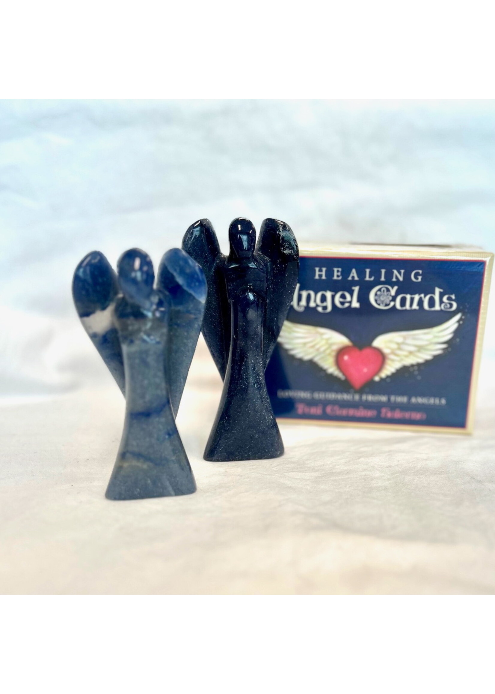 Blue Quartz Angels for Calming the Mind
