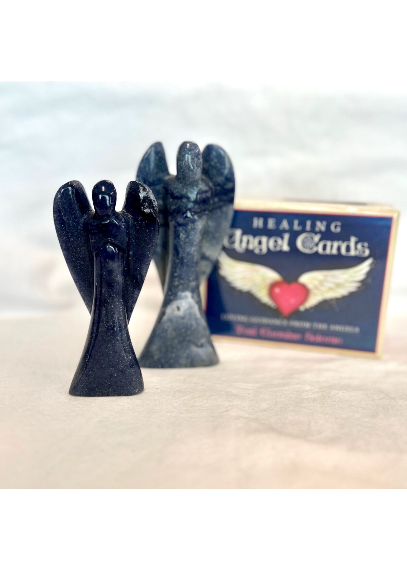 Blue Quartz Angels for Calming the Mind