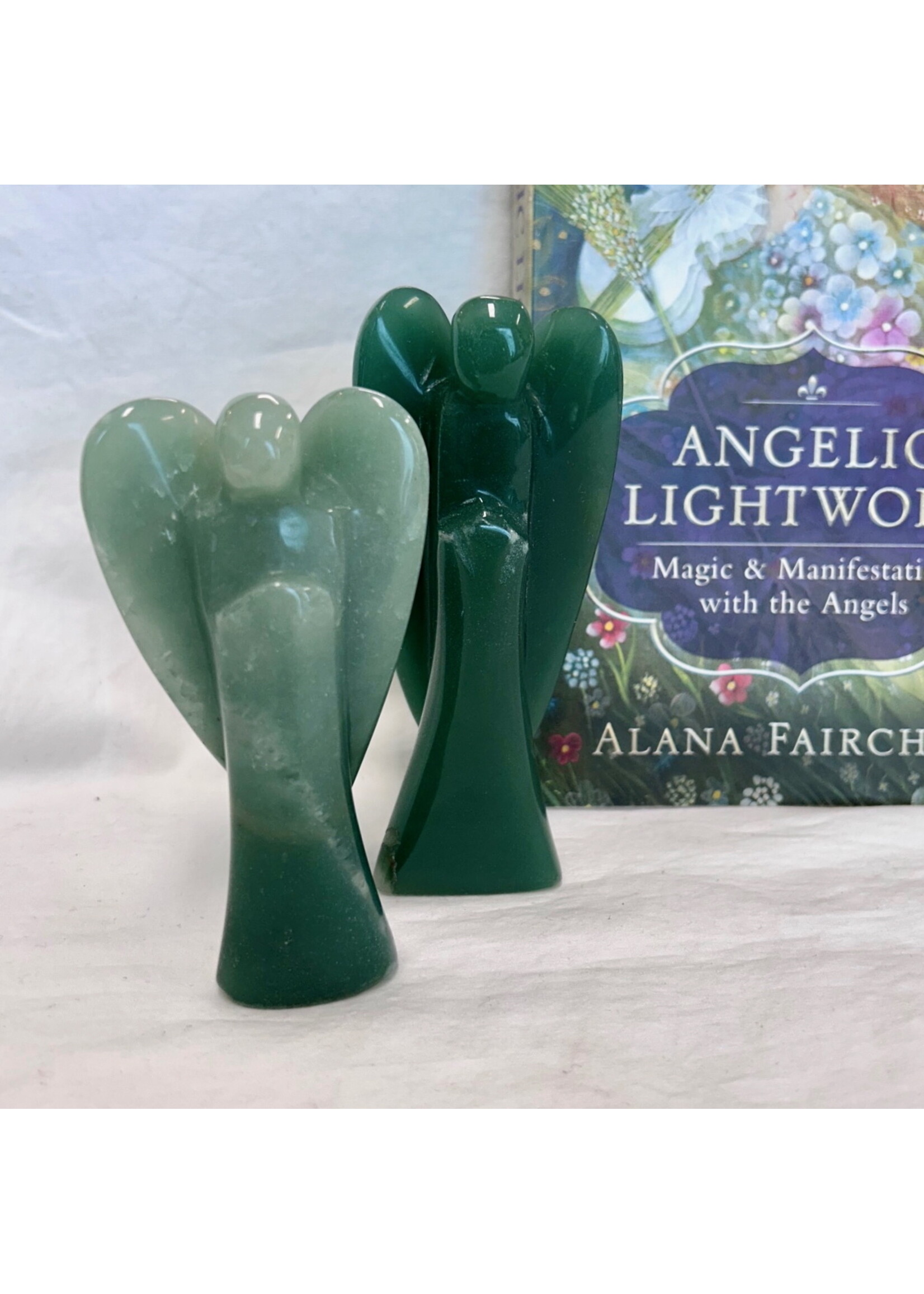 Green Aventurine Angels for Healing the Heart