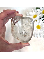 Quartz with Hematite  Bowl