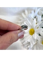 Mystic Fire Topaz Faceted Ring Marquise