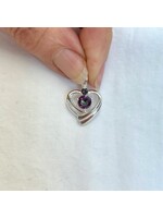 Heart Faceted Pendants