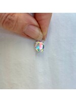 Aurora Borealis Topaz Faceted Pendants