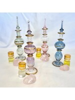 Egyptian Blown Glass Perfume Bottles with Perfume - Limited Edition