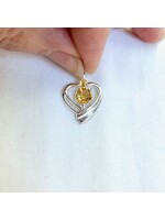 Heart Faceted Pendants