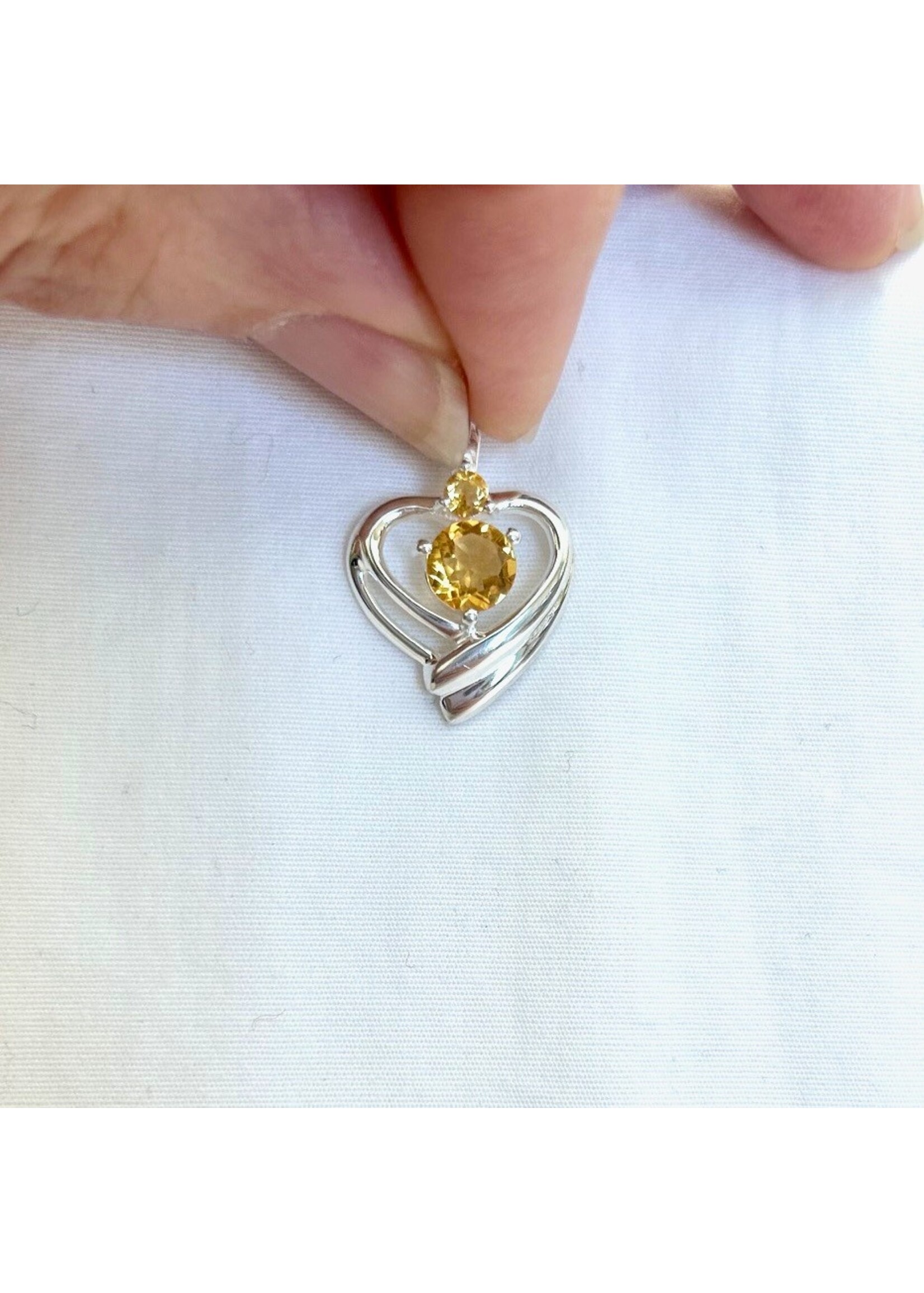 Heart Faceted Pendants