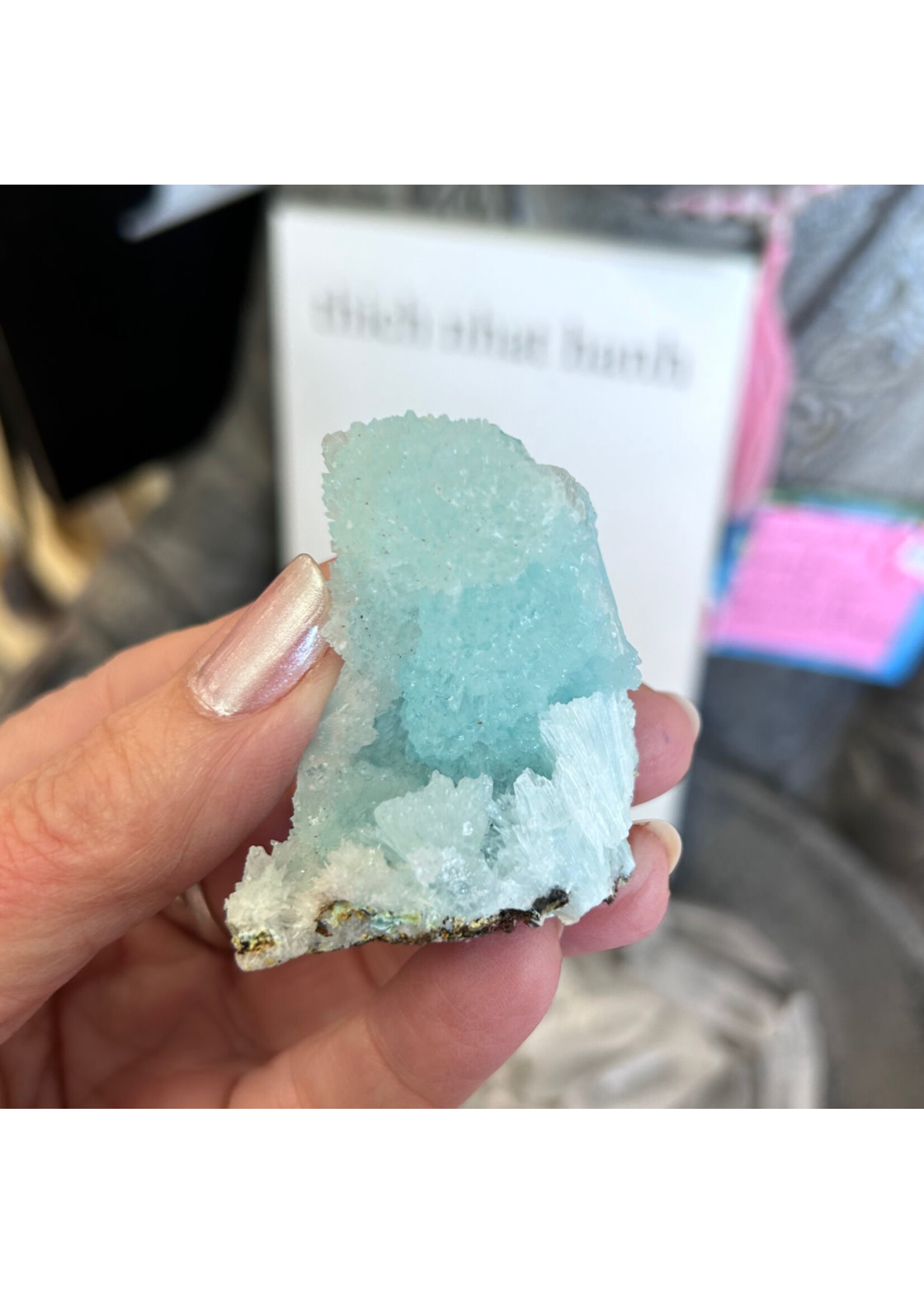 Hemimorphite AAA Grade Rough for channeling light