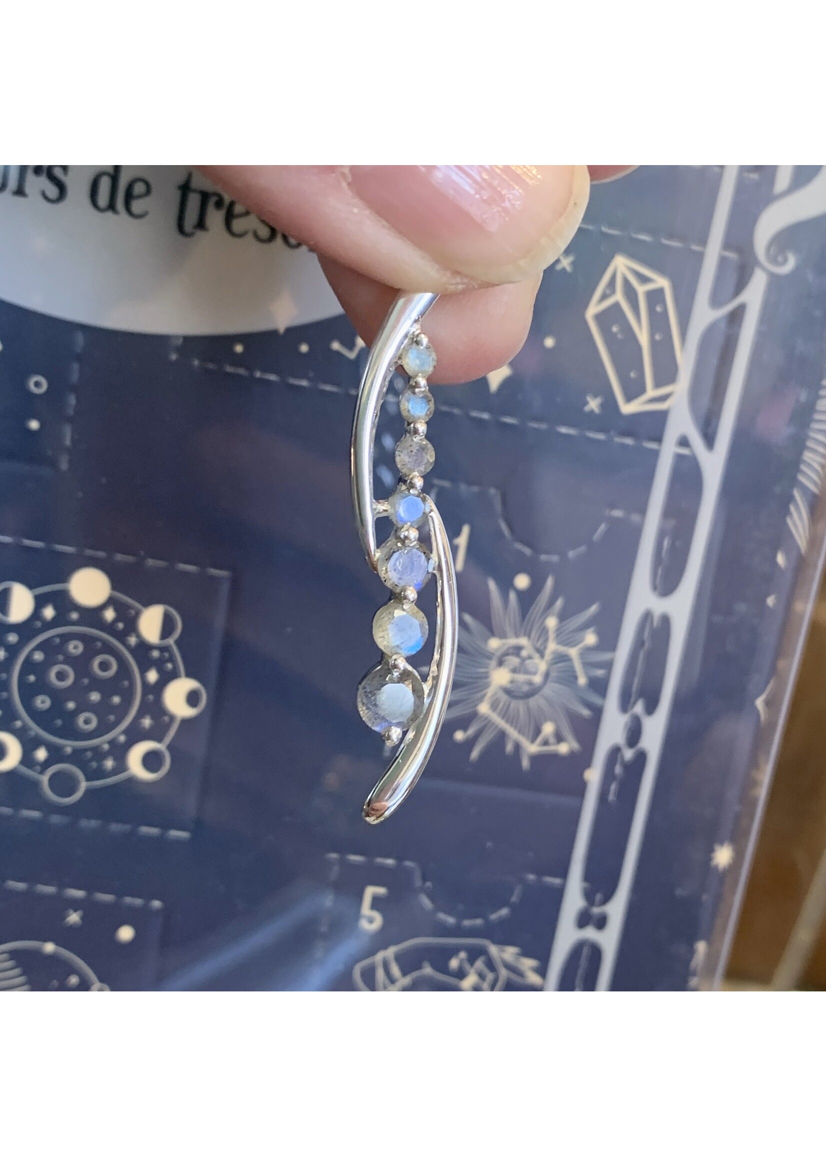 Faceted Journey Pendant Round