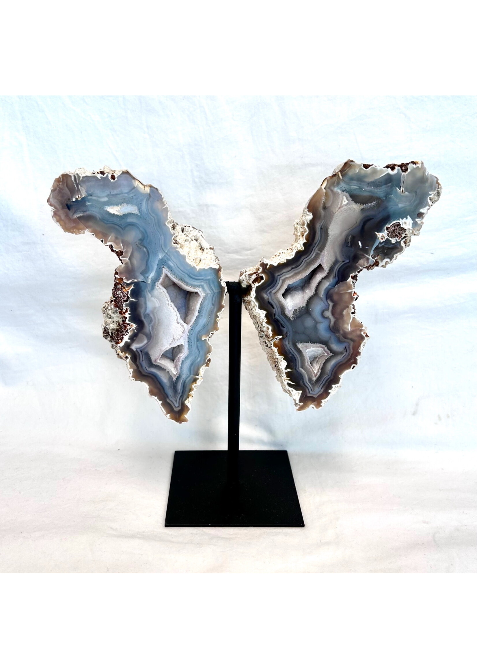 Druzy Agate Wings for Resilience