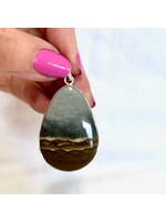 Butterfly Jasper Cabochon Pendants Teardrop