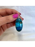 Opalina Cabochon Pendant -  Oval