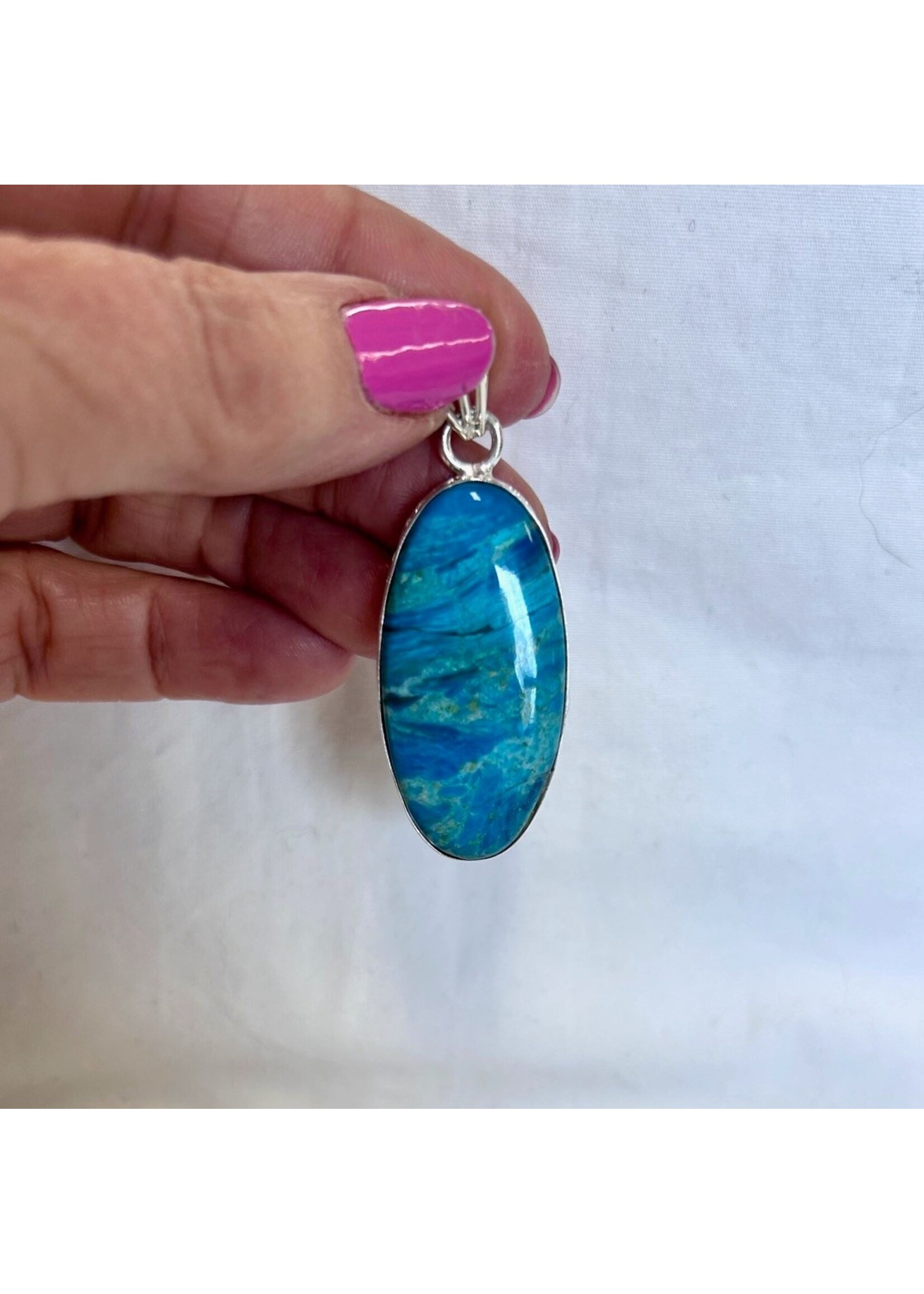 Opalina Cabochon Pendant -  Oval