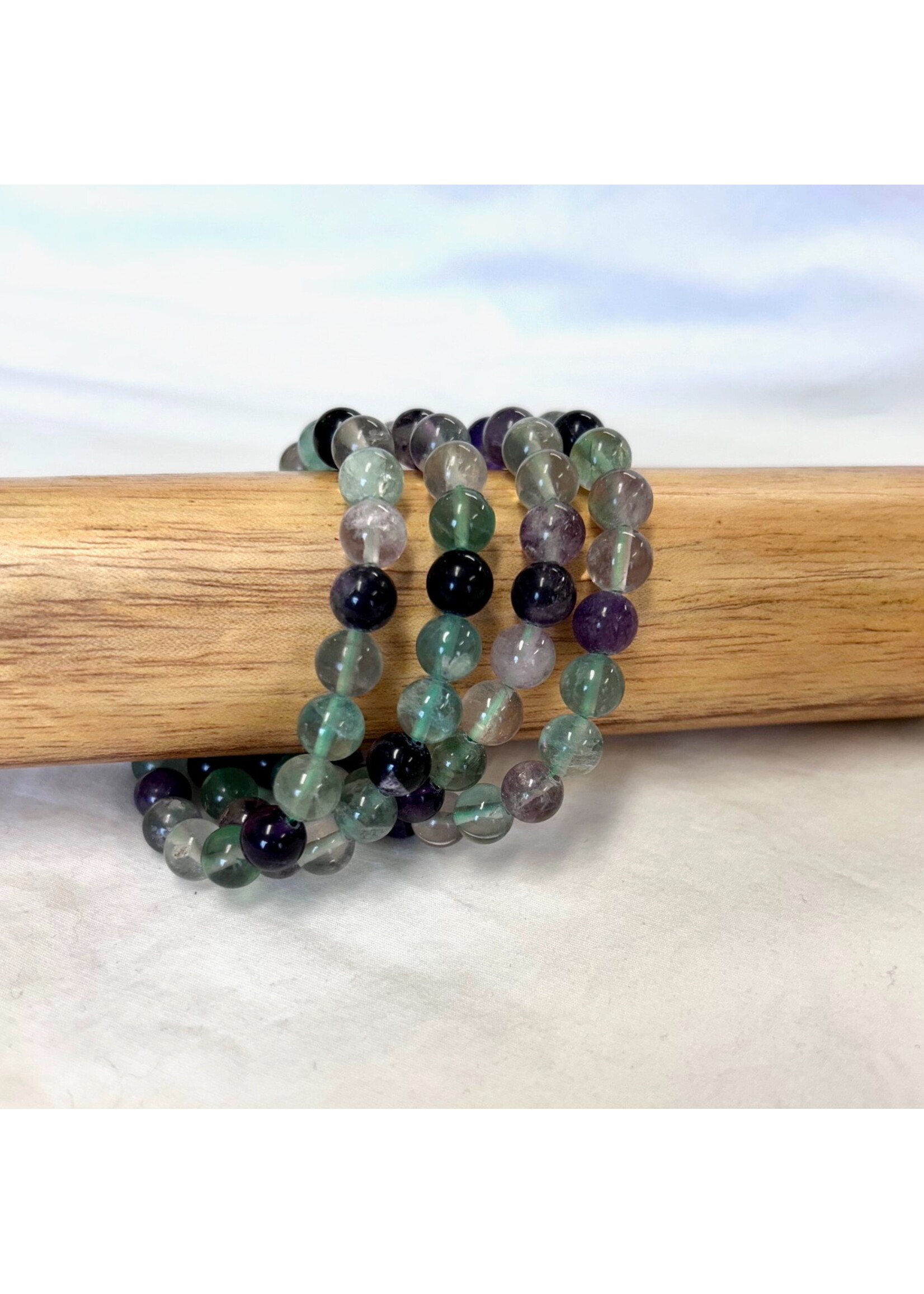 Crystal Bracelet - Fluorite 8mm