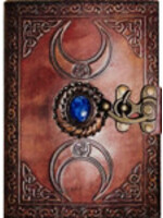 Embossed Triple Moon w/ Lapis Journal