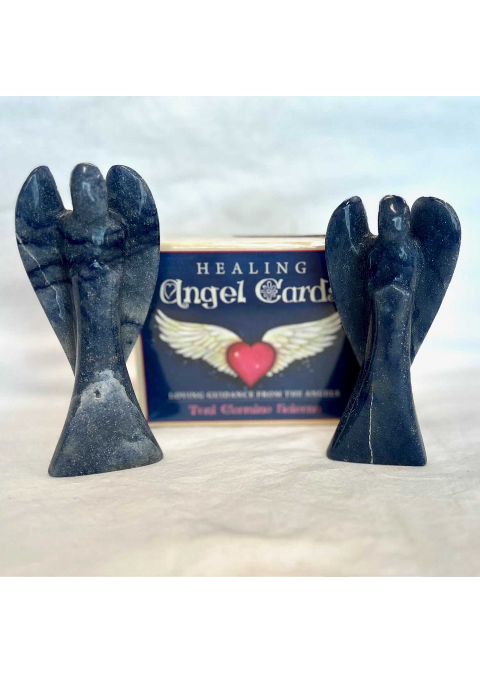 Blue Quartz Angels for Calming the Mind