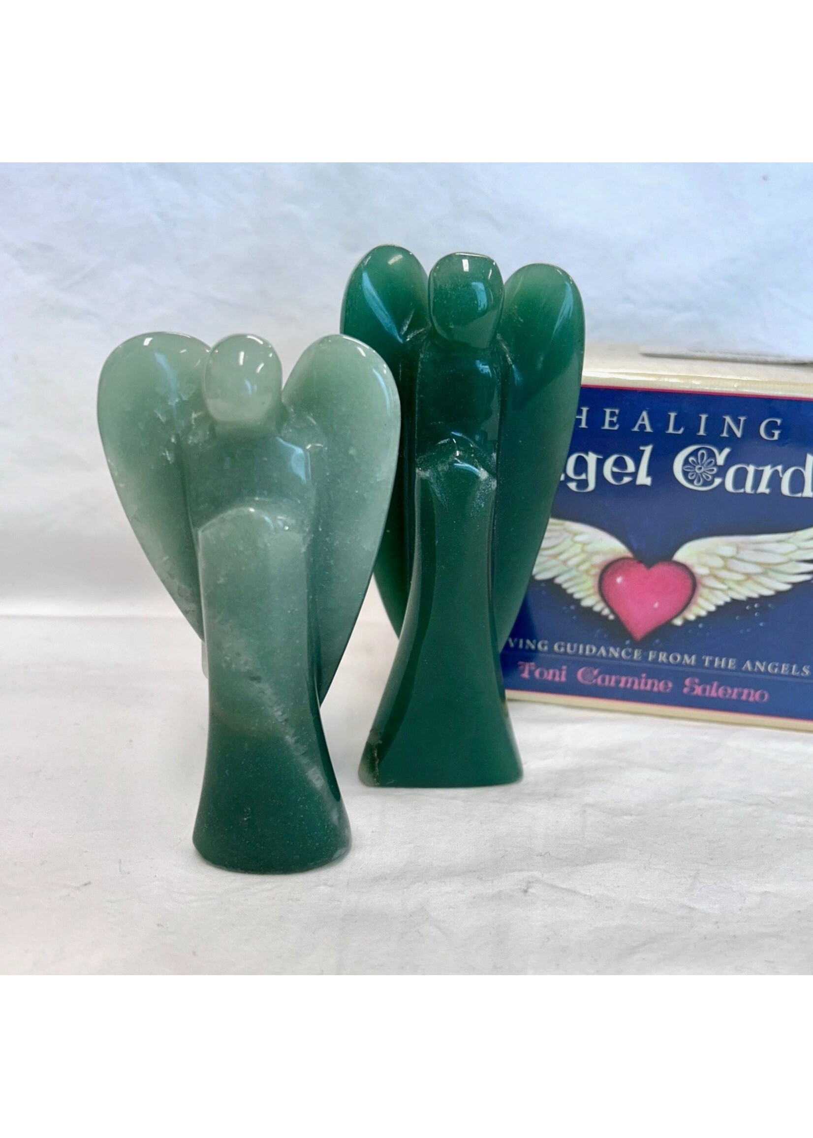 Green Aventurine Angels for Healing the Heart
