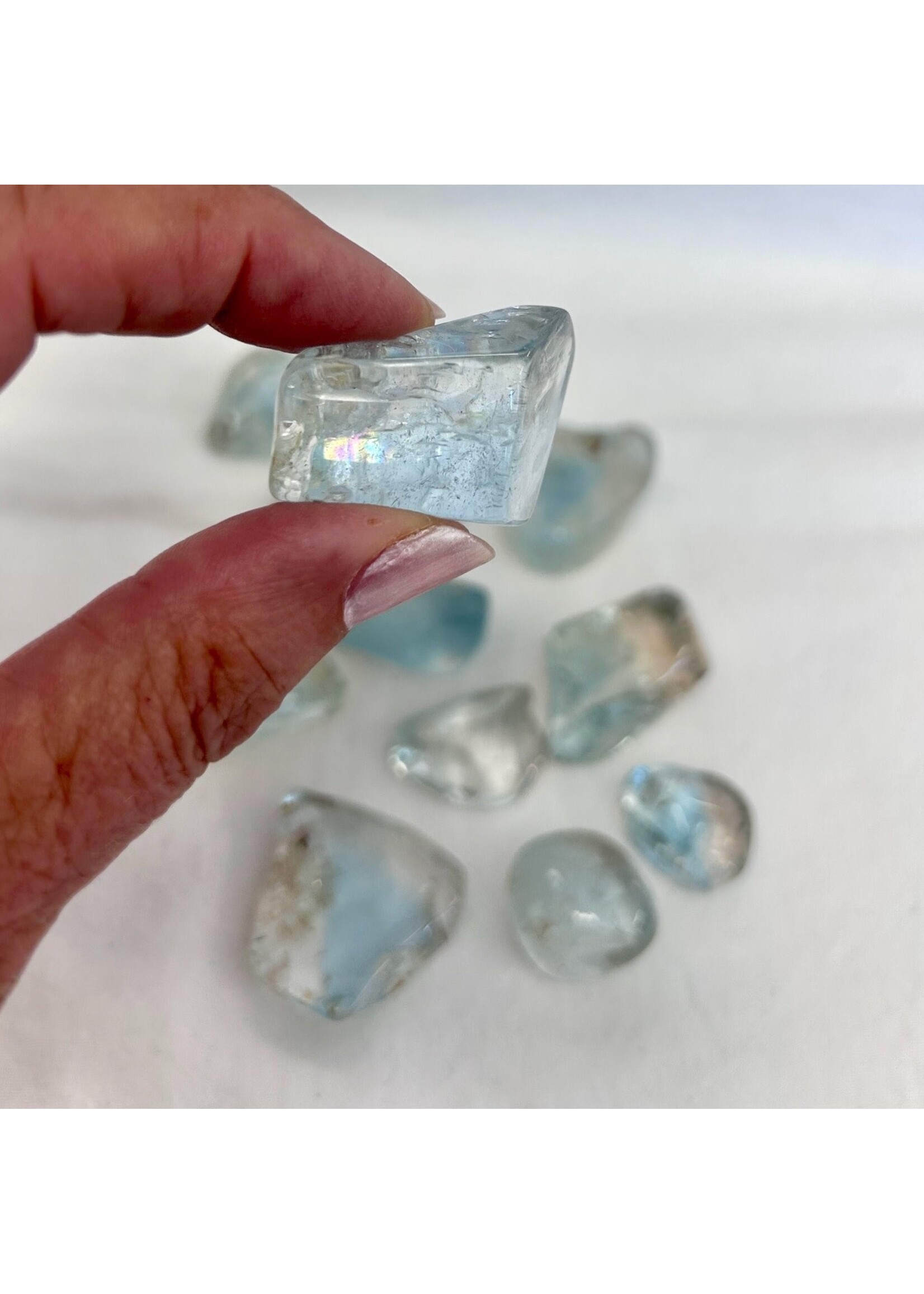 Calm Waters Blue Topaz Grade AA Polished