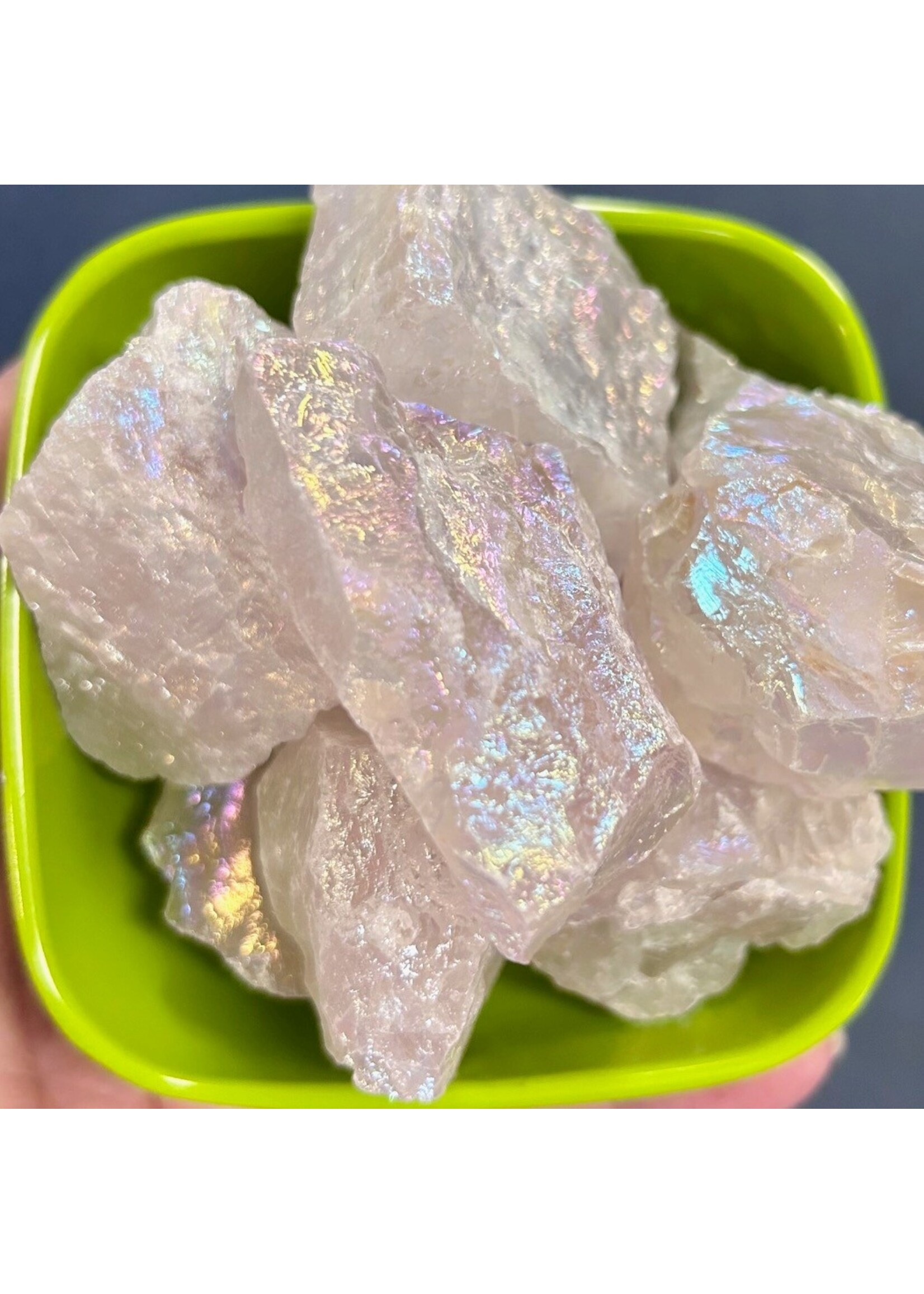 Celebration Angel Aura Rose Rough Tumbled