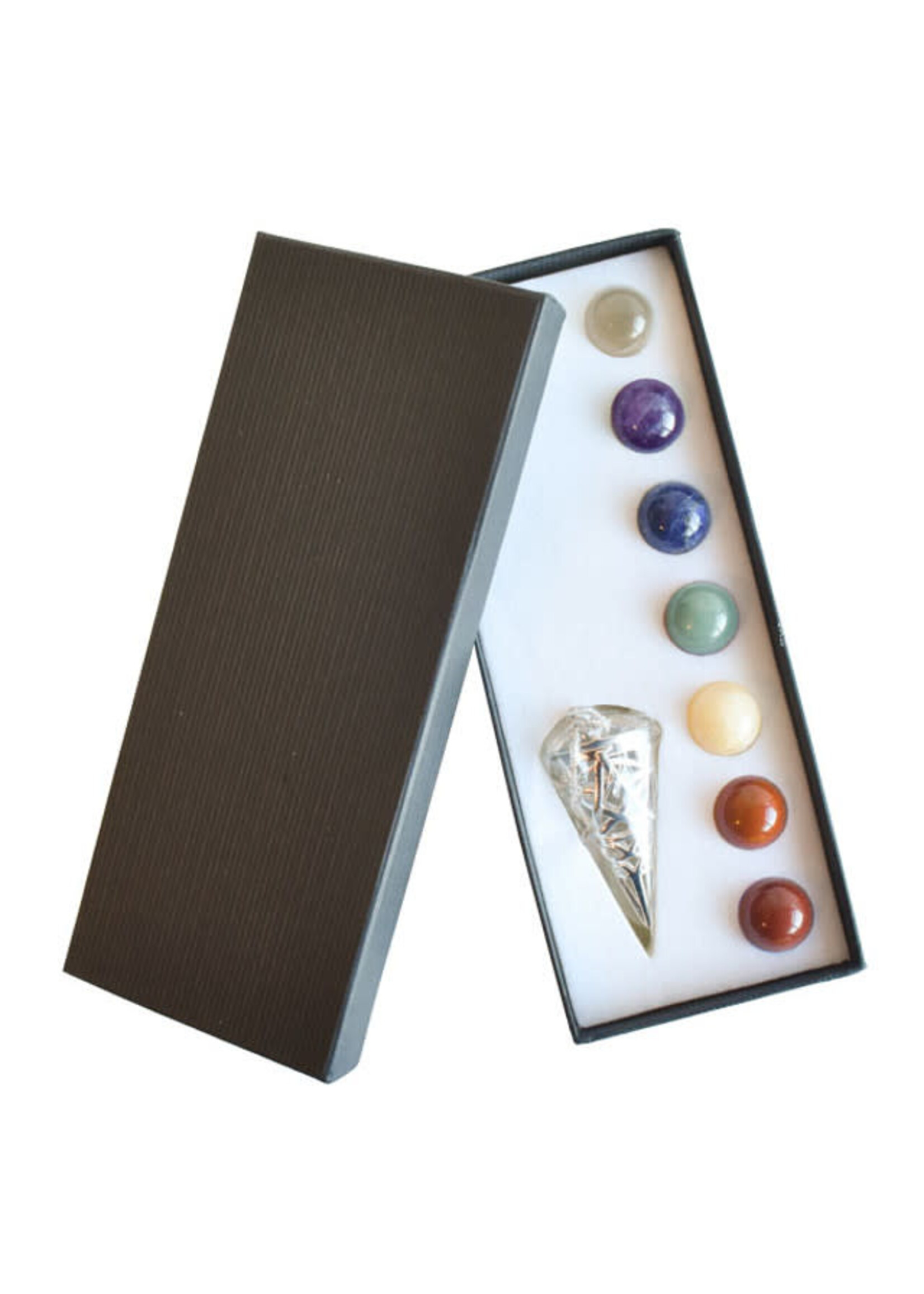Chakra Filigree Cage Pendulums Set