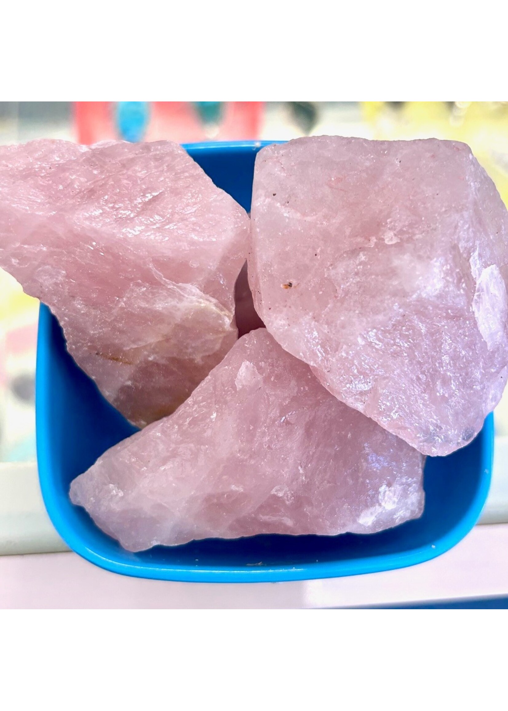 Rose Quartz Rough Grade A Tumbled