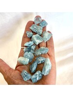 Flowing Aquamarine Rough Tumbled