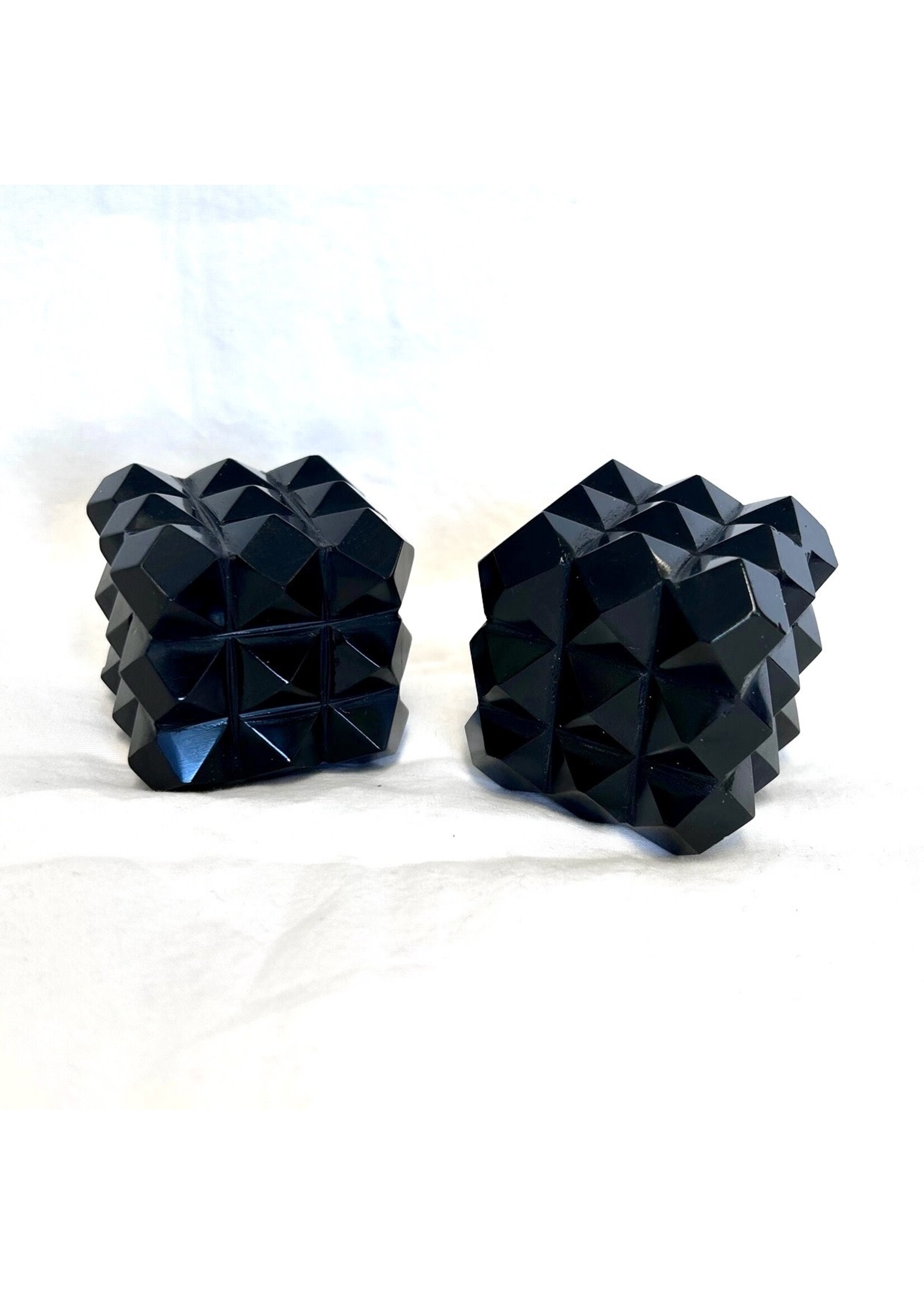Black Obsidian 9 x 9 Cube
