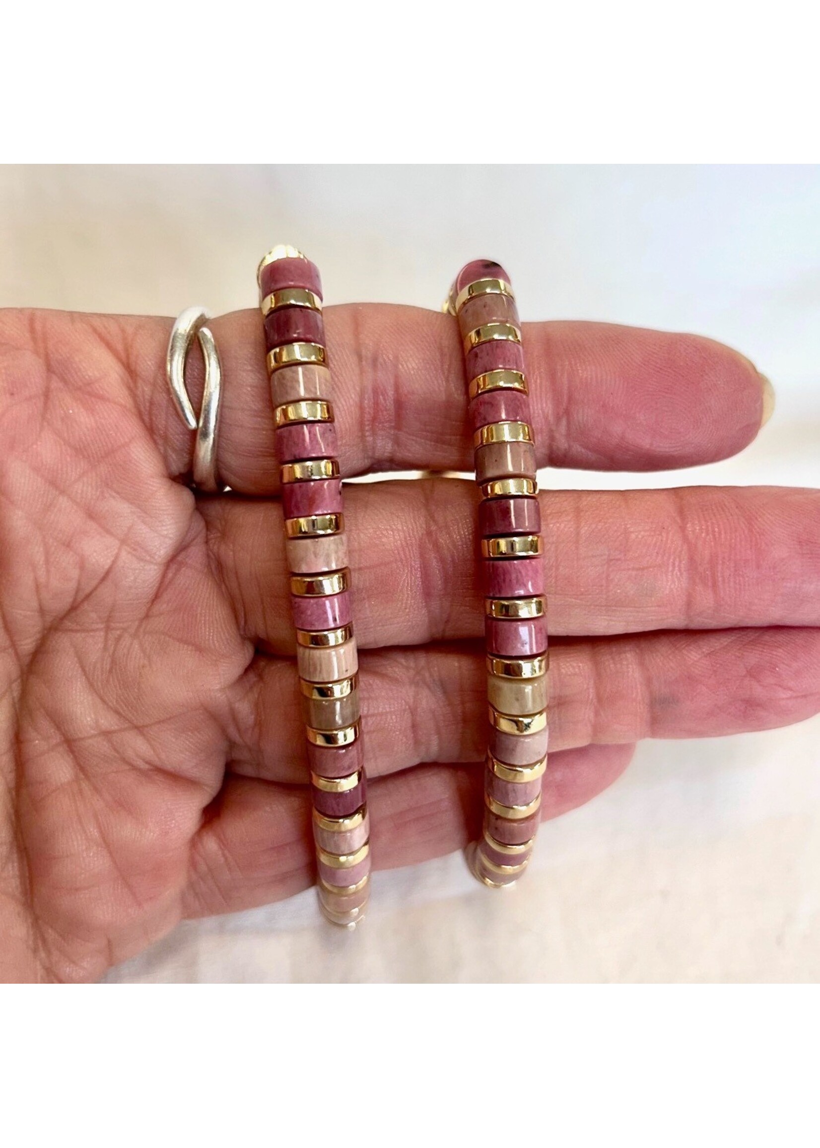 Crystal Tube Bracelet -