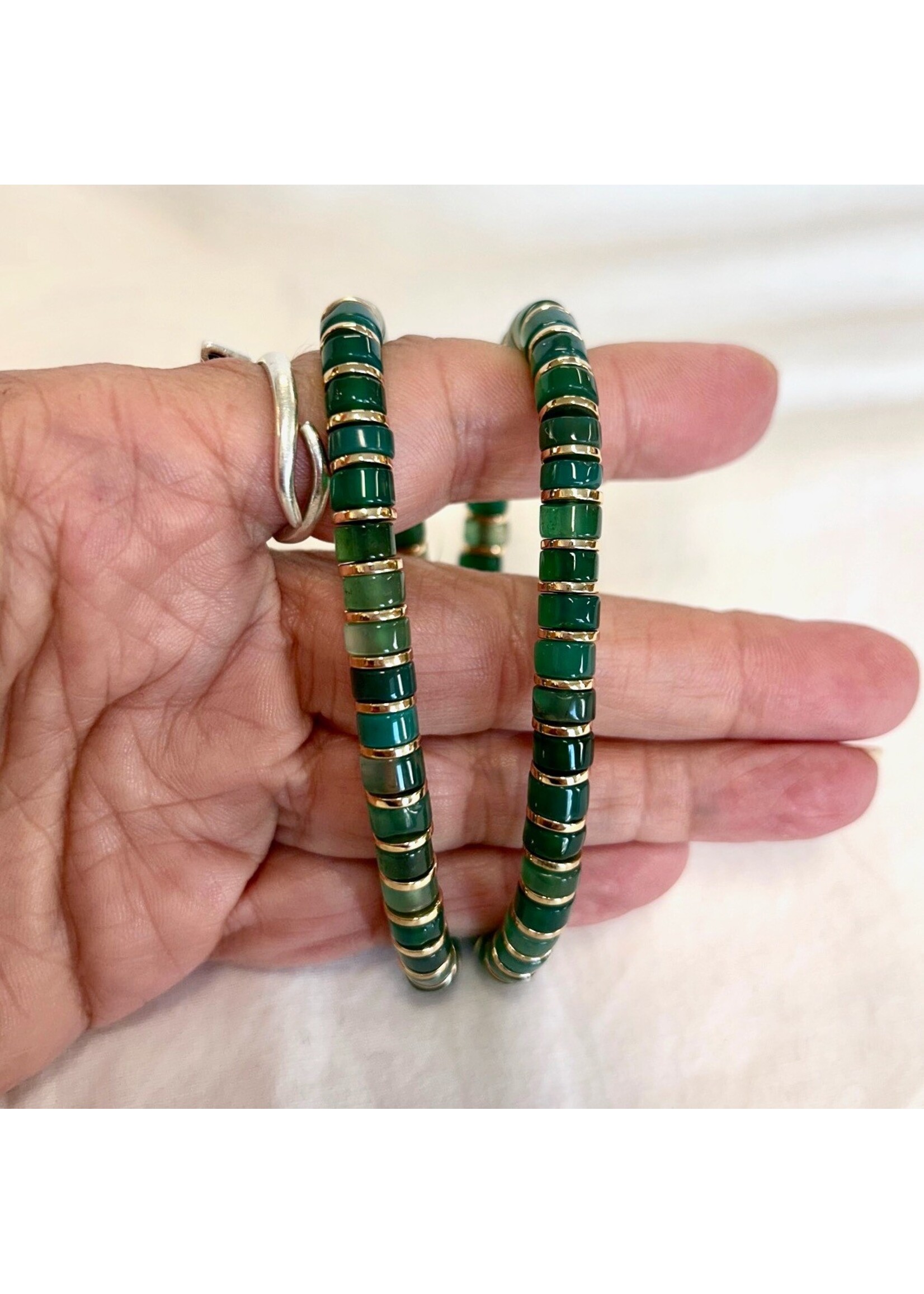 Crystal Tube Bracelet -