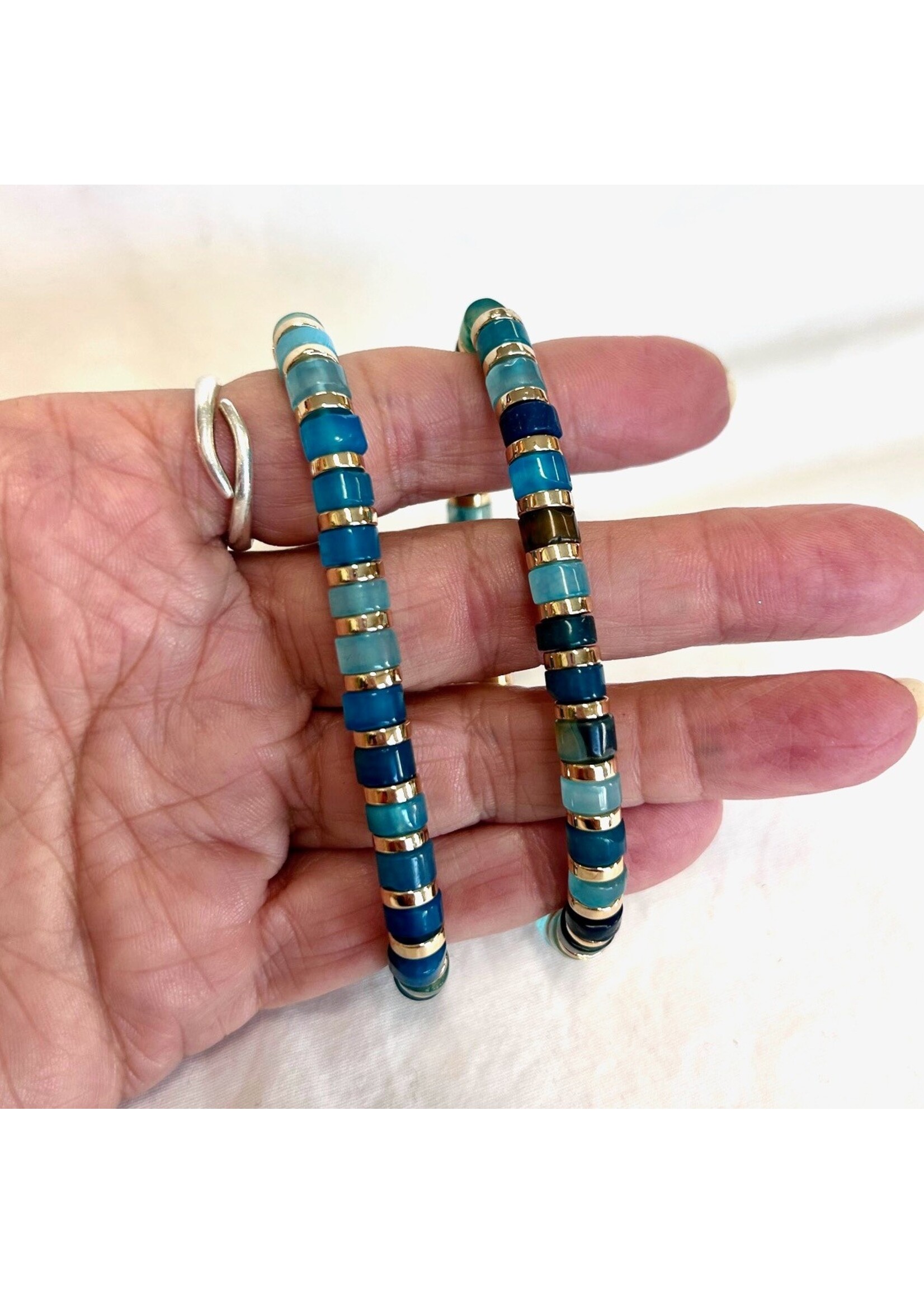 Crystal Tube Bracelet -