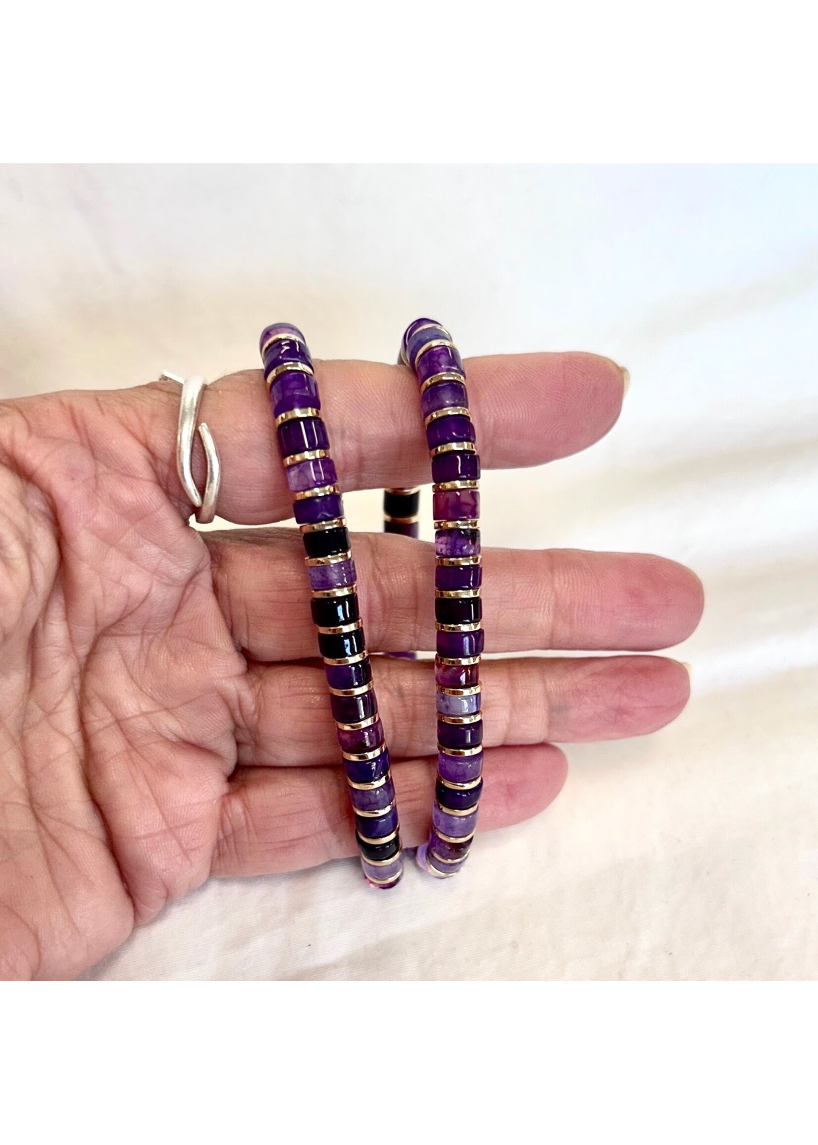 Crystal Tube Bracelet -