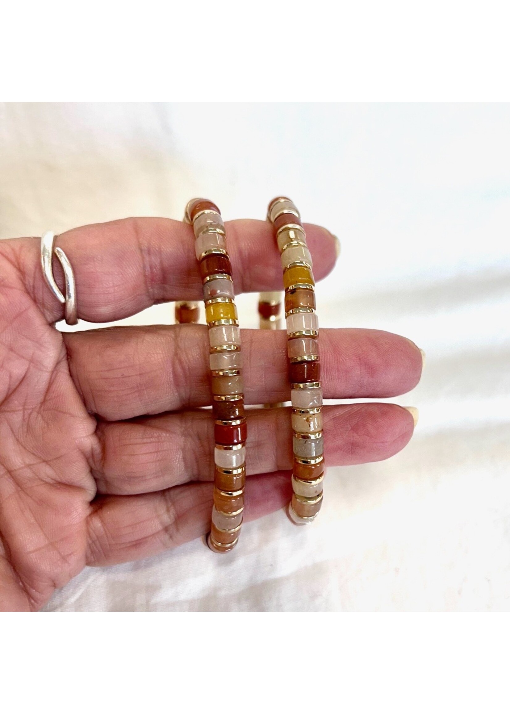 Crystal Tube Bracelet -