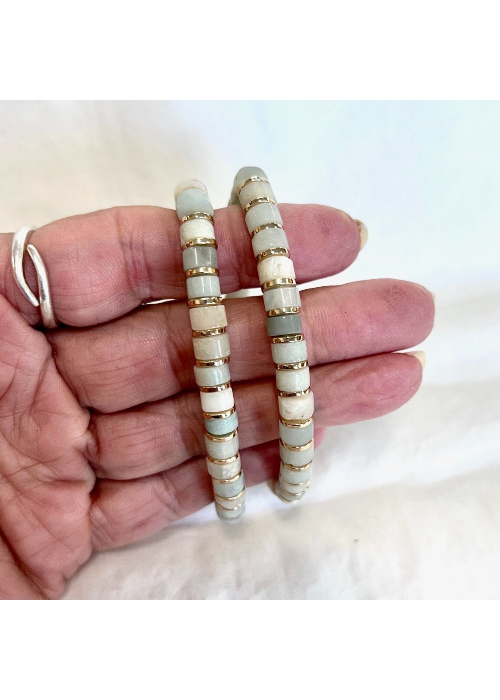 Crystal Tube Bracelet -