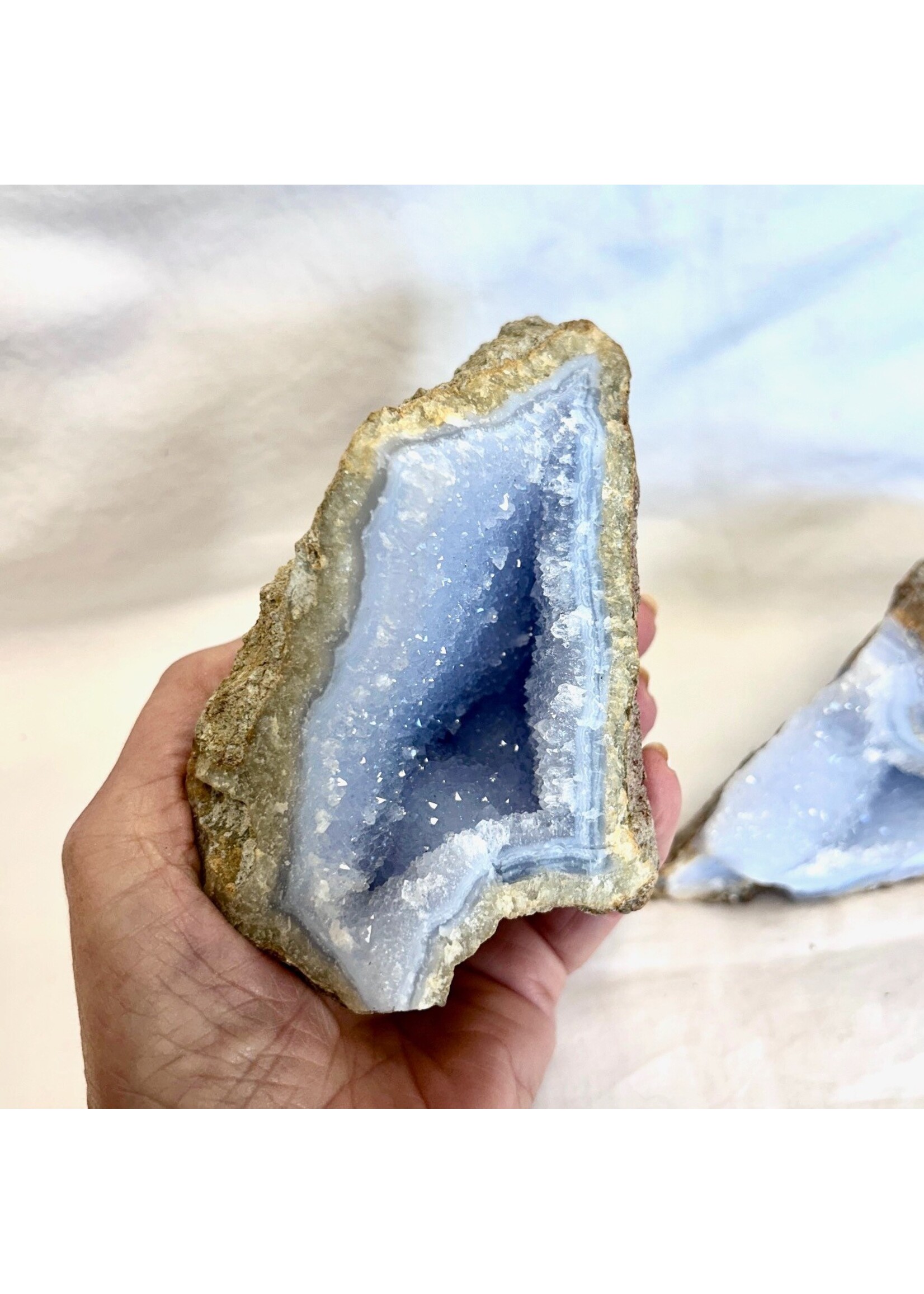 Blue Chalcedony Druzy