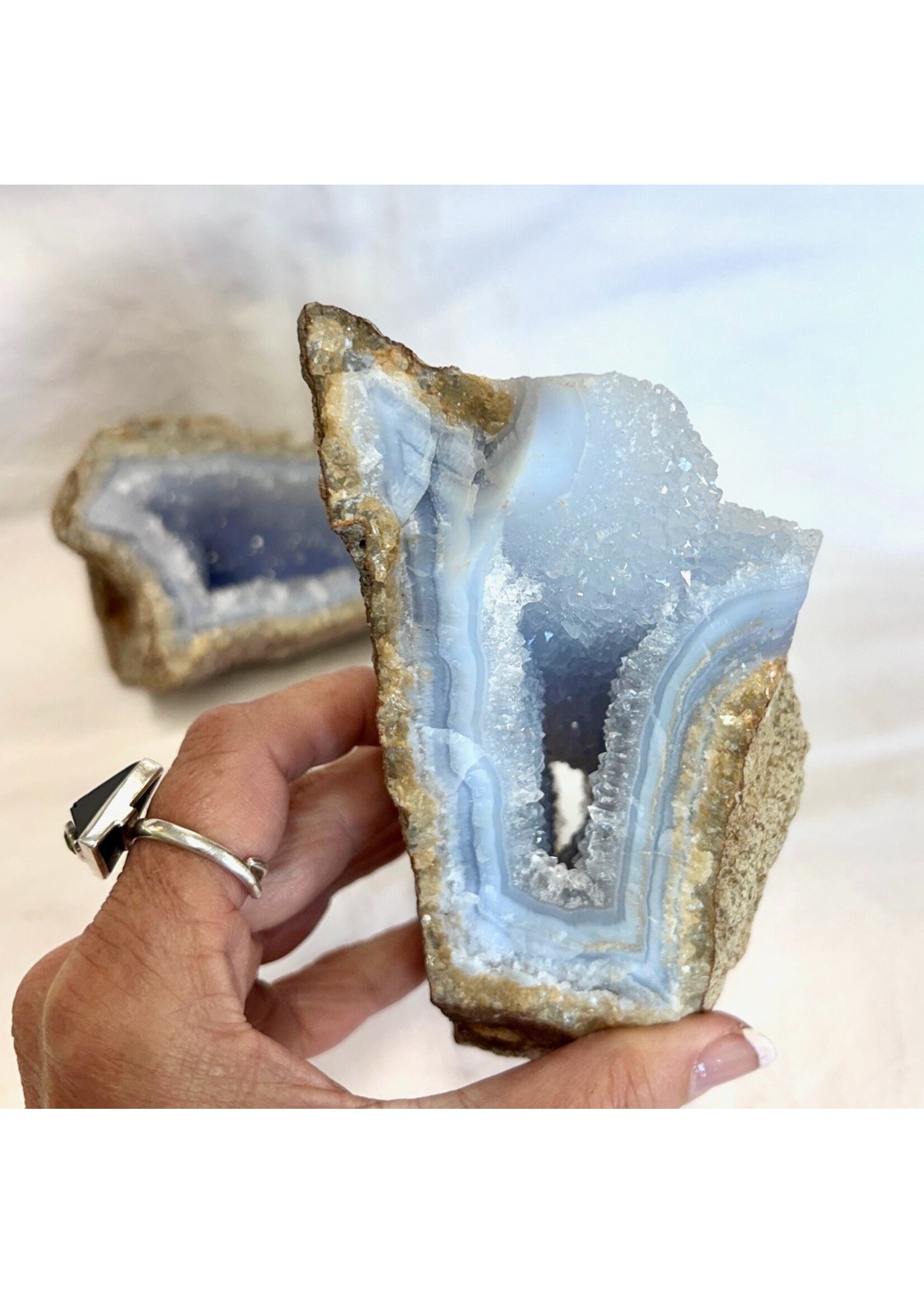 Blue Chalcedony Druzy