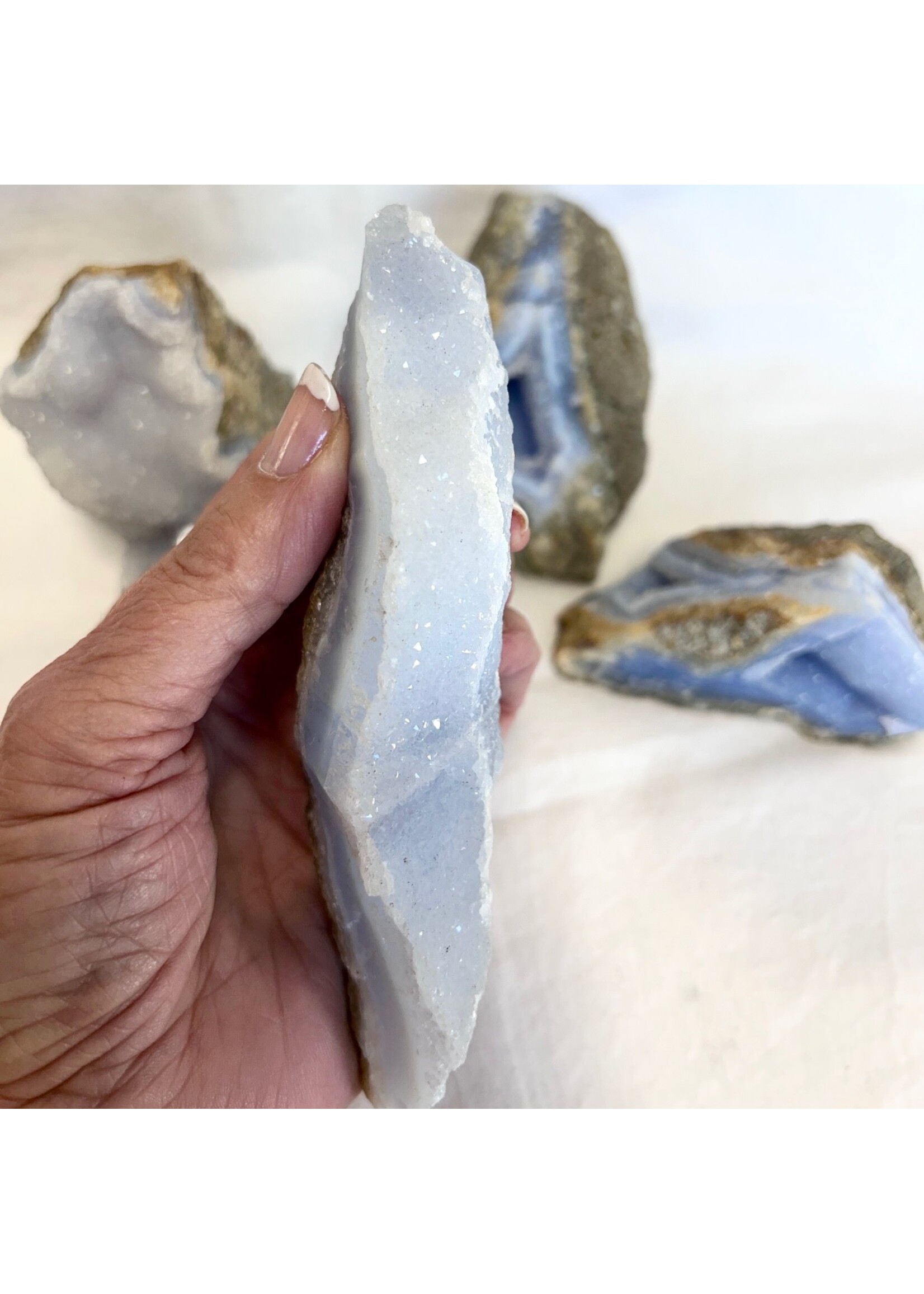 Blue Chalcedony Druzy