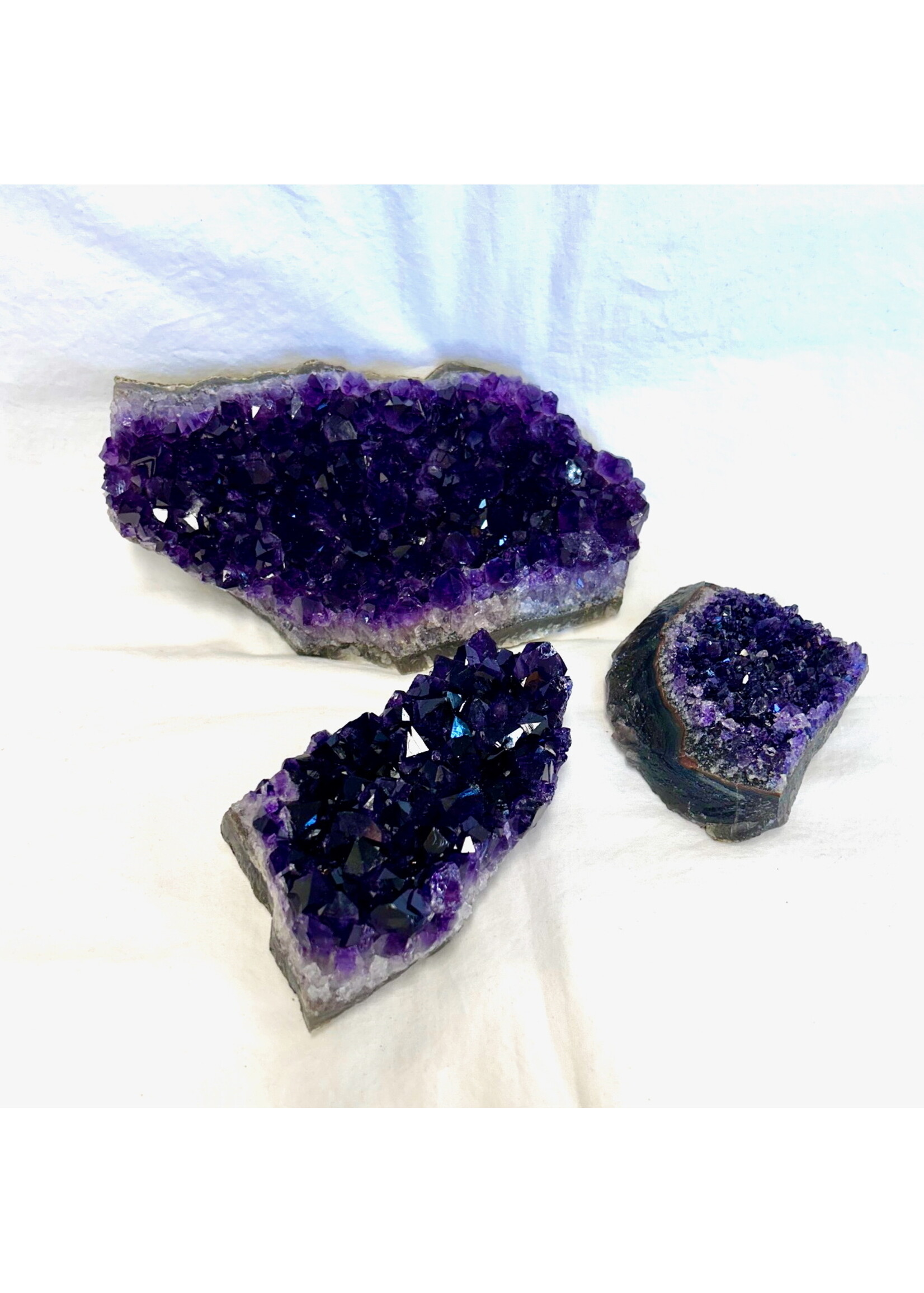 Amethyst Clusters for spiritual connection