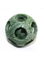 Lucky Serpentine Carved Spheres