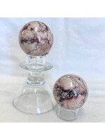 Pink Porcelain Jasper Spheres for inner peace