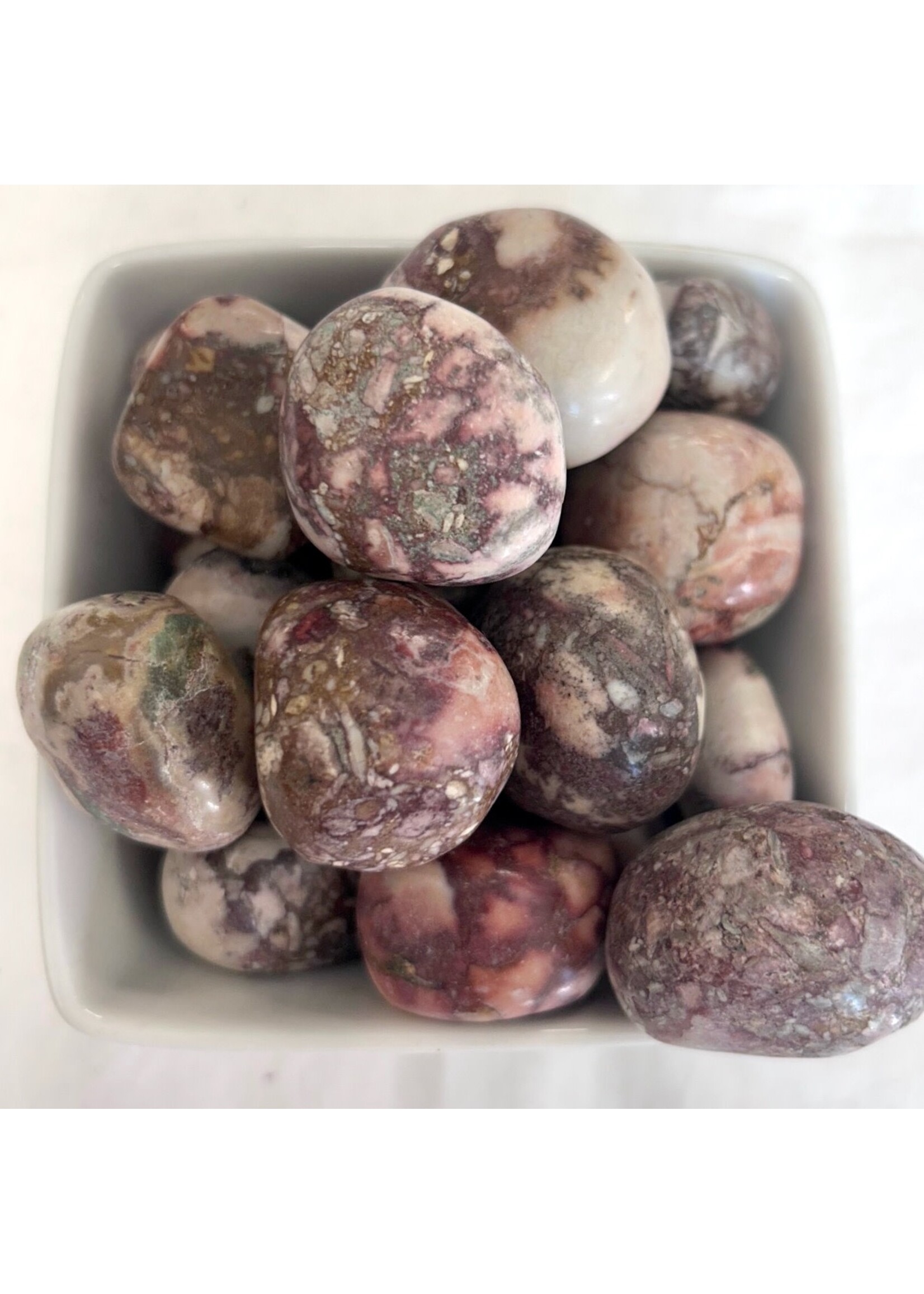 Pink Porcelain Jasper Tumbled