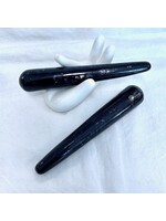 Black Tourmaline Round Wands for magical protection