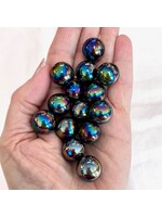 Titanium Aura Obsidian Spheres