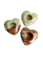 Rainbow Onyx Heart Tea Light