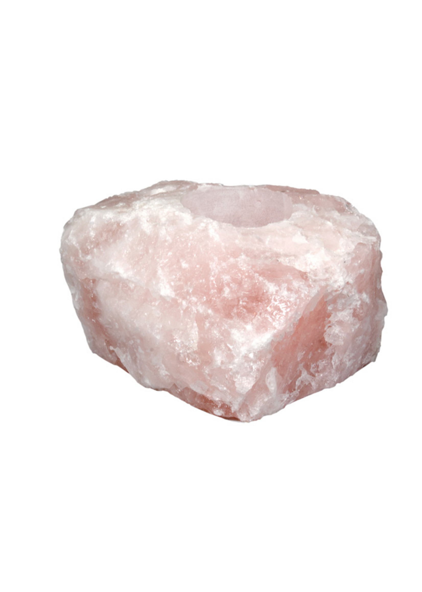 Rose Quartz Rough Tea Light