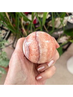 Tri-Coloured Calcite Spheres for peace